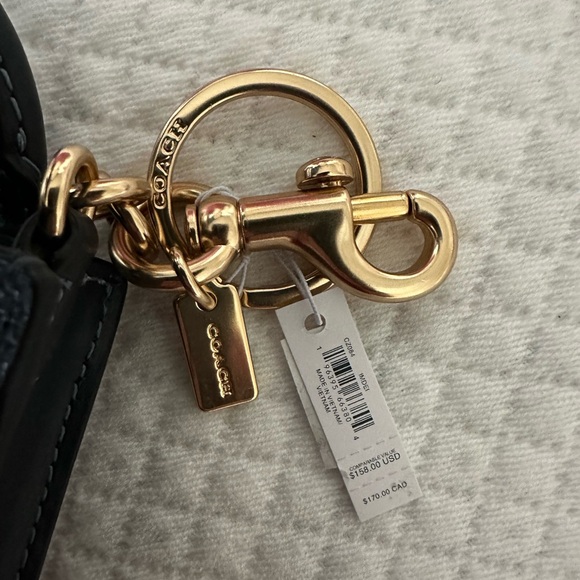 NWT | COACH North/South Mini Tote Bag Charm | Cherry Print - Picture 4 of 14